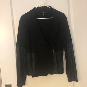 Jessica Simpson black moto style jacket